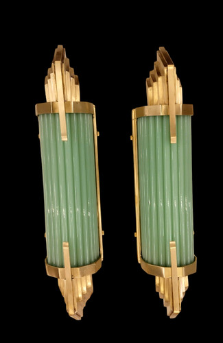 Vintage art deco brass - art,