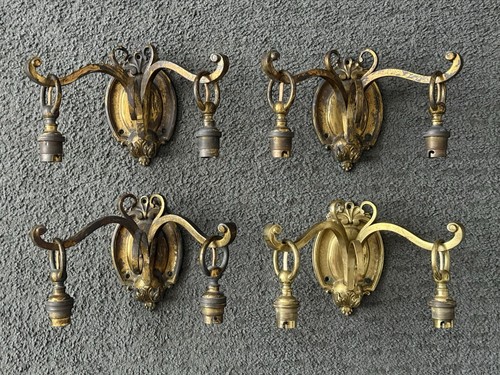 Antique art nouveau twin - antique, arm